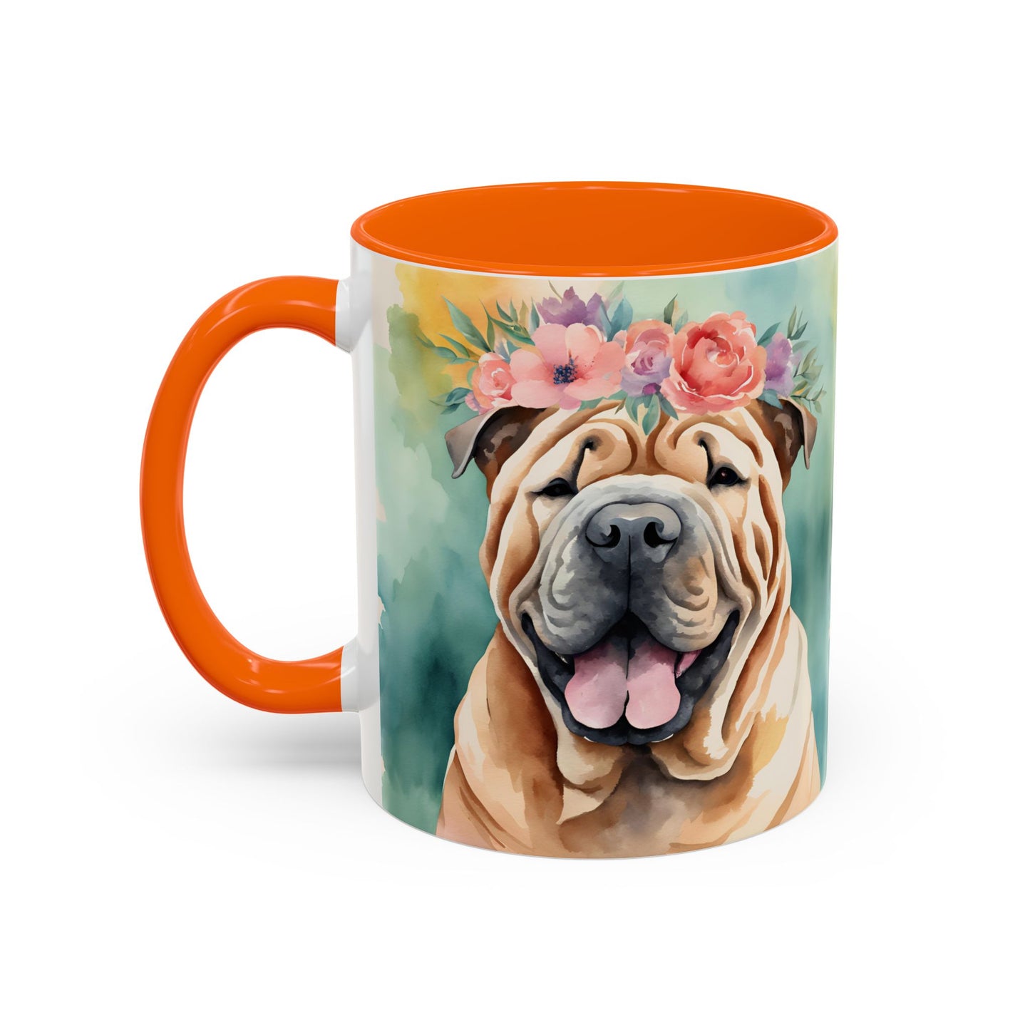 Shar Pei 01 Accent Coffee Mug - Dog Lover Gift