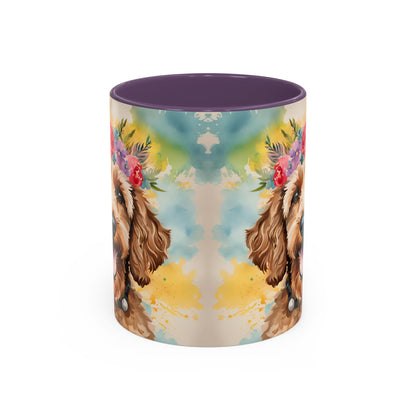 Cockapoo 04 Accent Coffee Mug - Dog Lover Gift