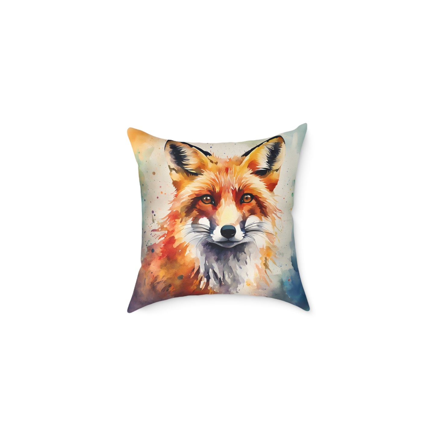 Fox 01 Poly Pillow - Natures Beauty Design