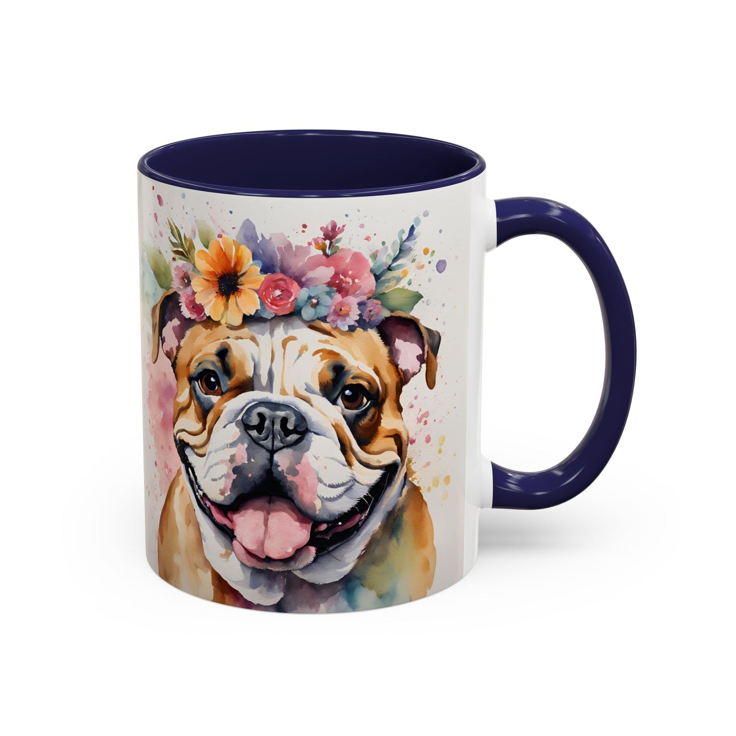 British Bulldog 03 Accent Coffee Mug - Dog Lover Gift