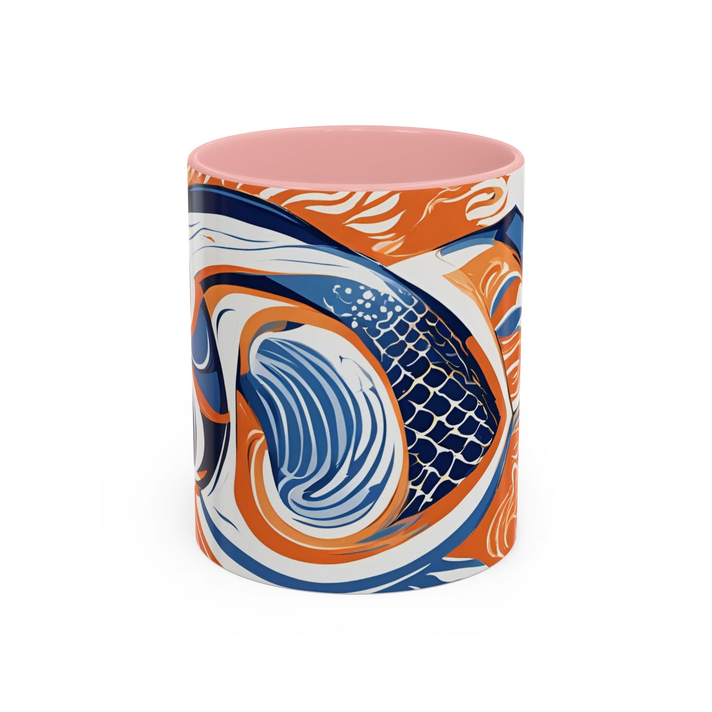 Orange Fish 07 Accent Coffee Mug (11oz)