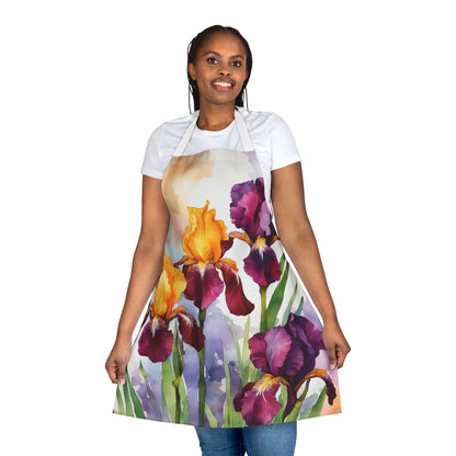 Irises 02 Apron 5-Color Straps