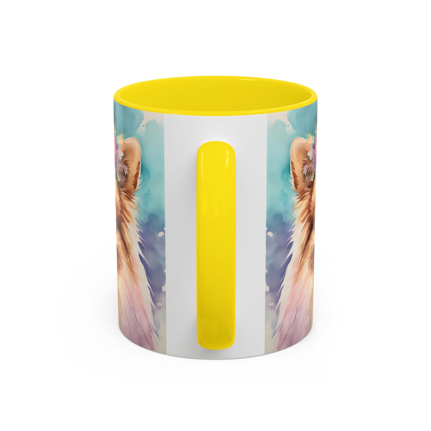 Pomeranian 03 Accent Coffee Mug - Dog Lover Gift