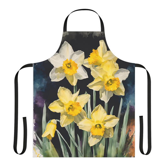Daffodils 02 Apron 5-Color Straps