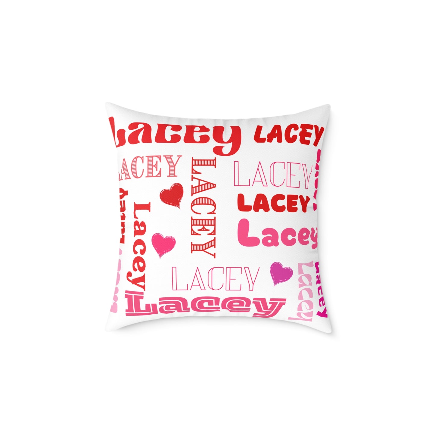 (Personizable) Name Of Your Loved One 01 Poly Pillow