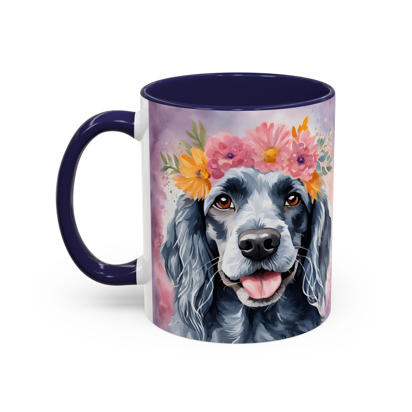 Blue Roan Cocker Spaniel 02 Accent Coffee Mug - Dog Lover Gift