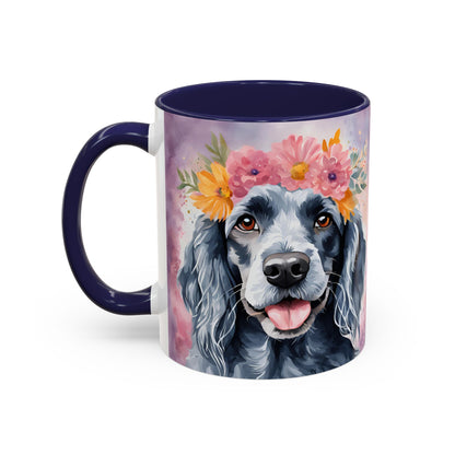 Blue Roan Cocker Spaniel 02 Accent Coffee Mug - Dog Lover Gift