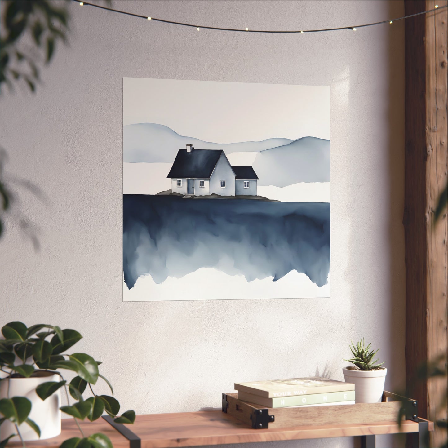 Blue Collection 7 Matte Print