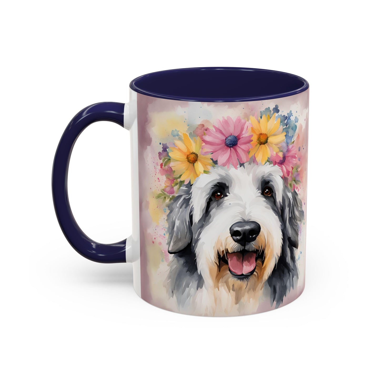 Bearded Collie 01 Accent Coffee Mug - Dog Lover Gift