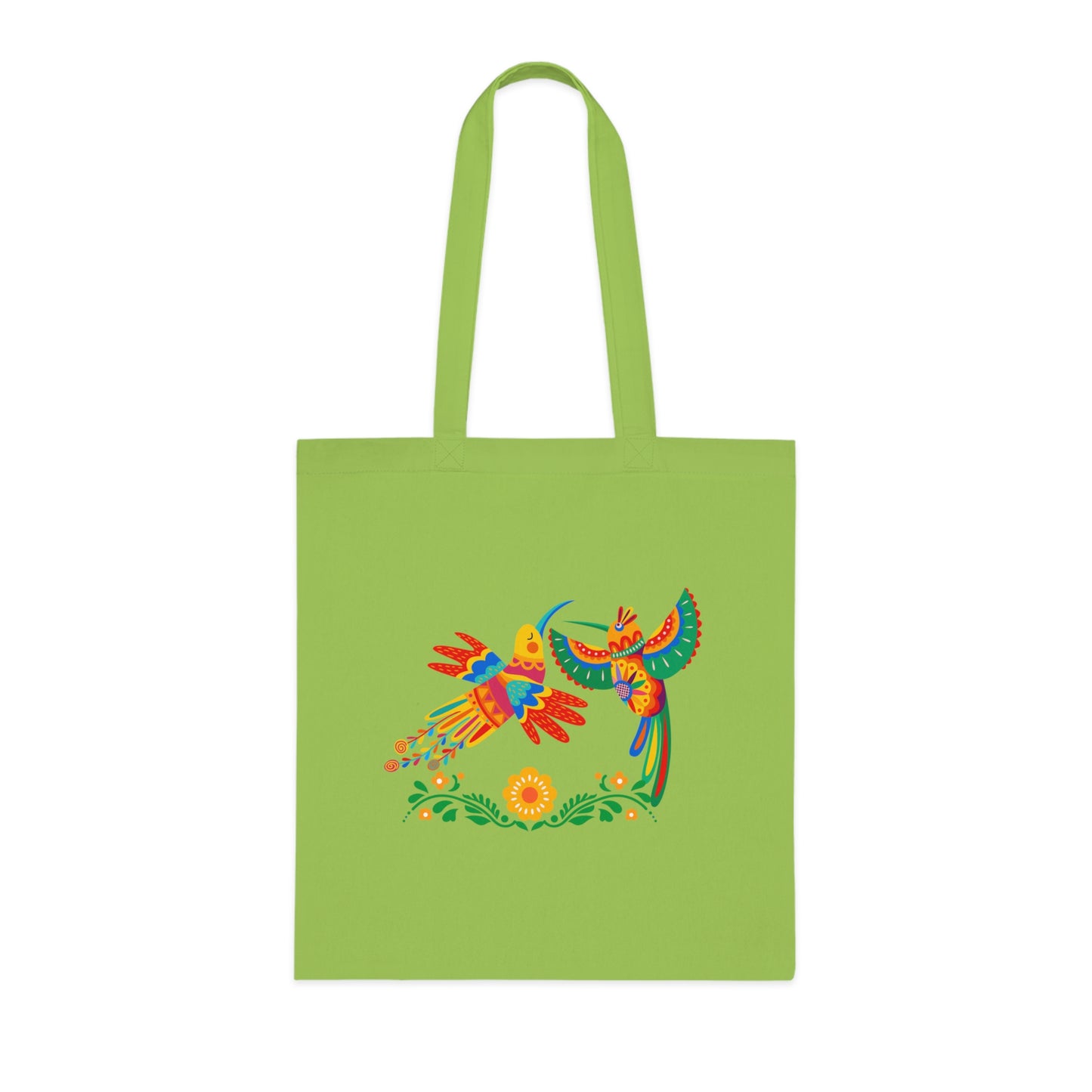 Funky birds 02 Cotton Tote