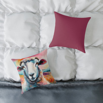 Sheep 01 Poly Pillow - Natures Beauty Design