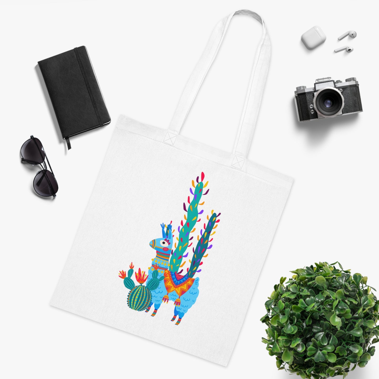 Llama 02 Cotton Tote