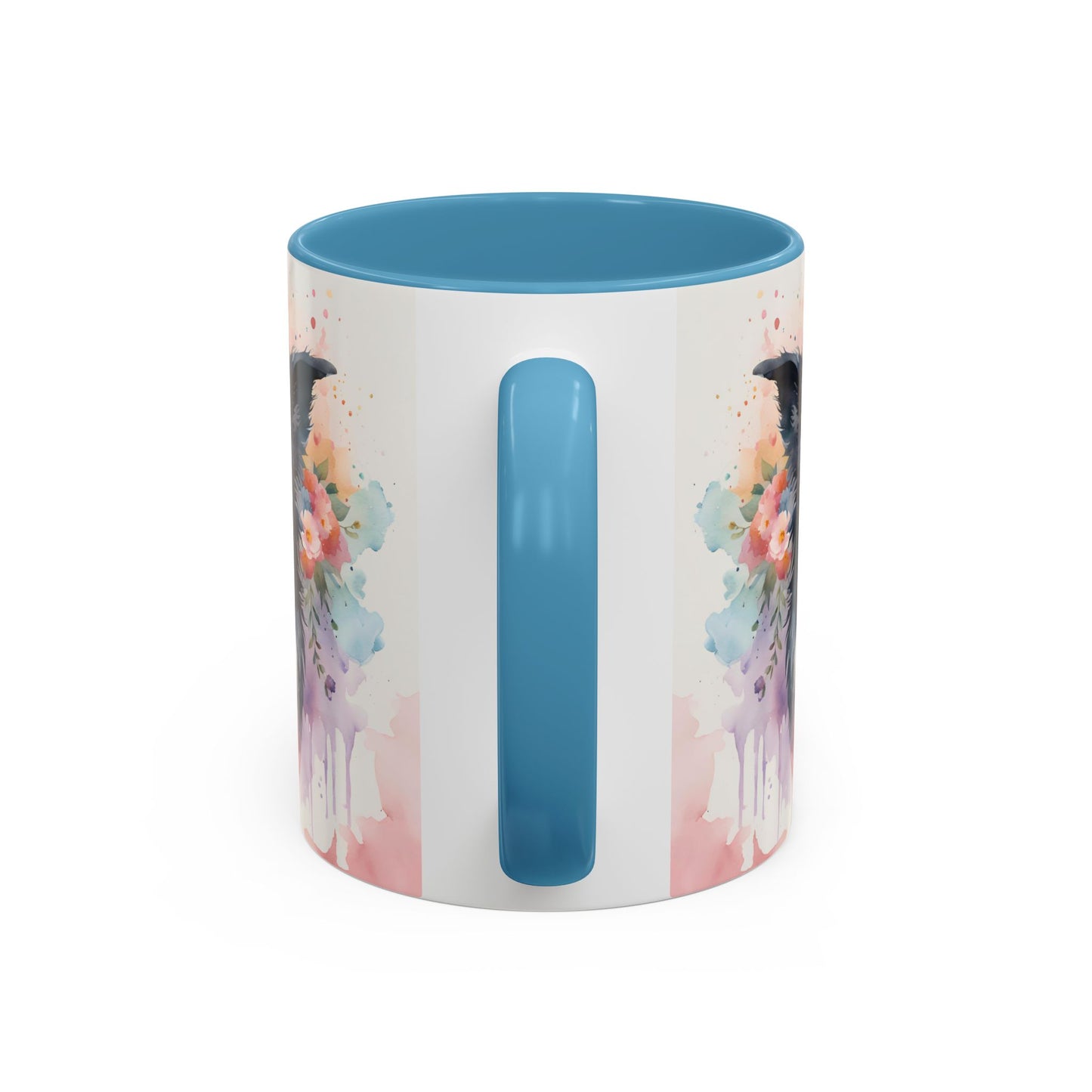 Border Collie 01 Accent Coffee Mug - Dog Lover Gift