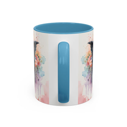 Border Collie 01 Accent Coffee Mug - Dog Lover Gift