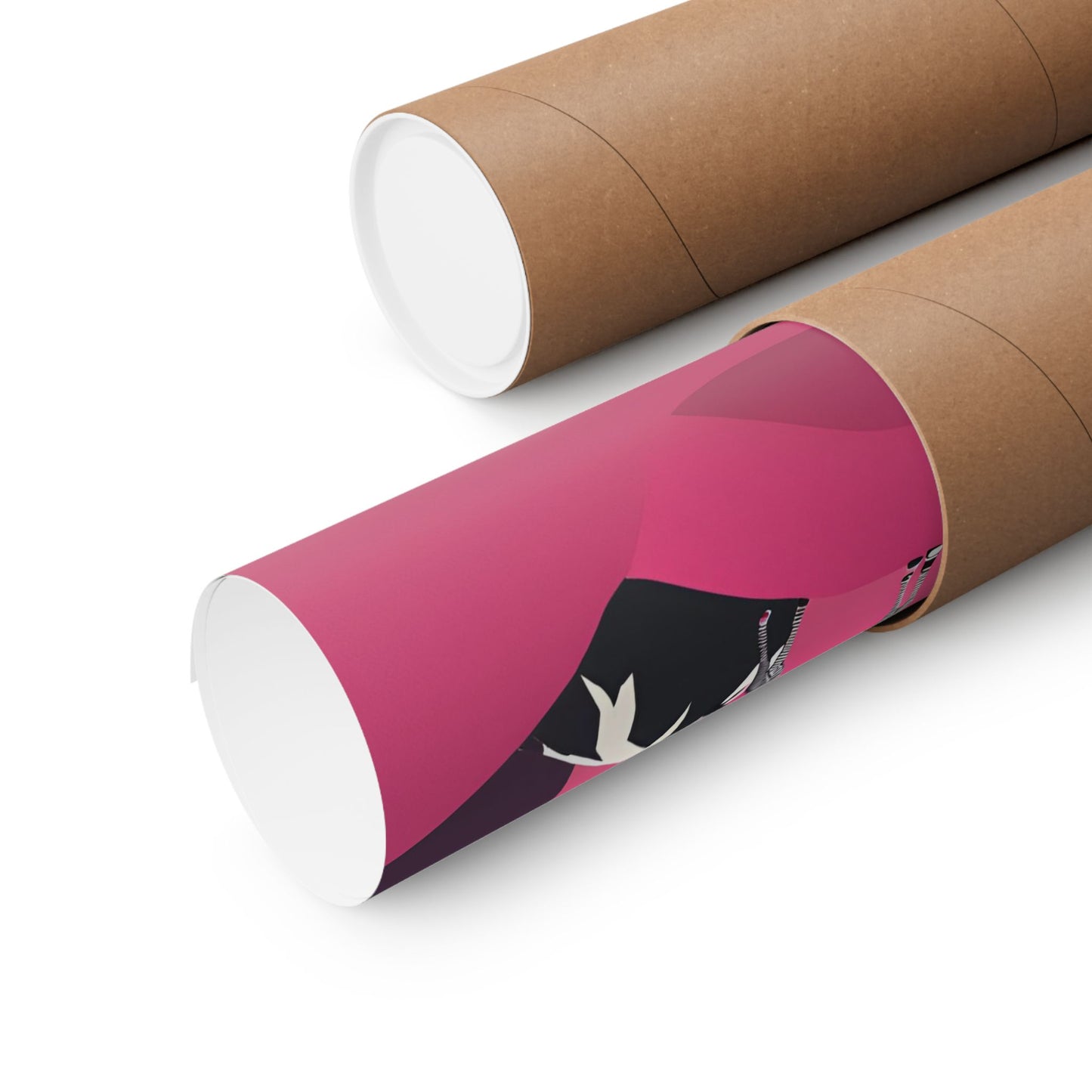 Lone Collection Zebra 1 Matte Square Posters