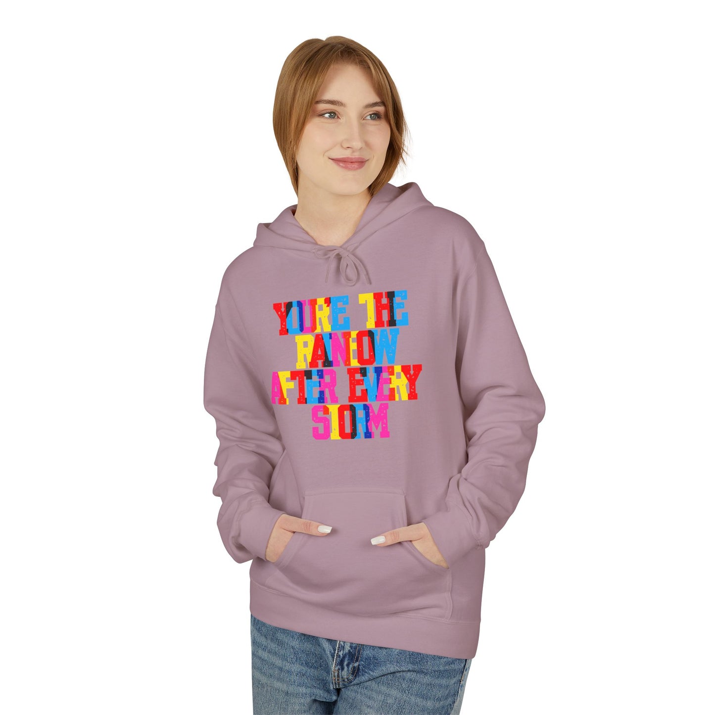 You’re The Rainbow After Every Storm Unisex Valentines Hoodie