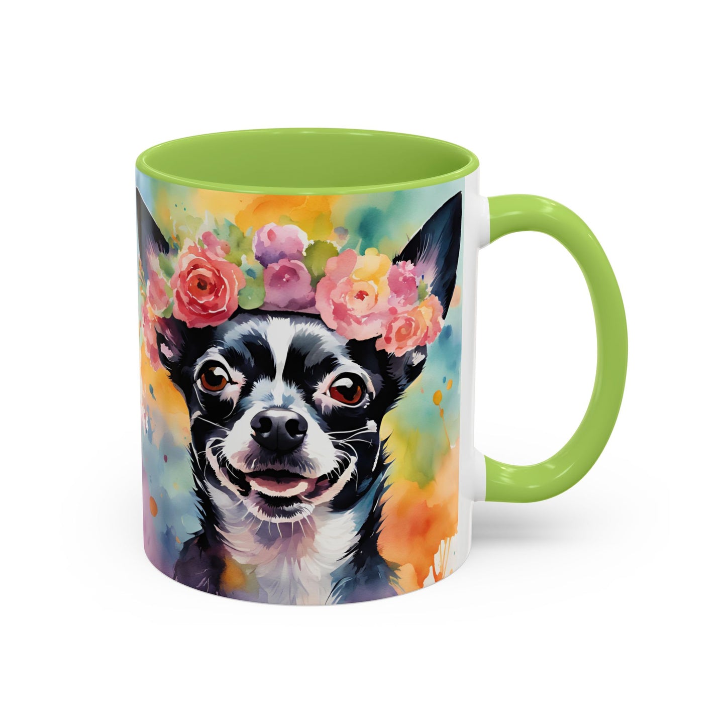 Chihuahua 03 Accent Coffee Mug - Dog Lover Gift