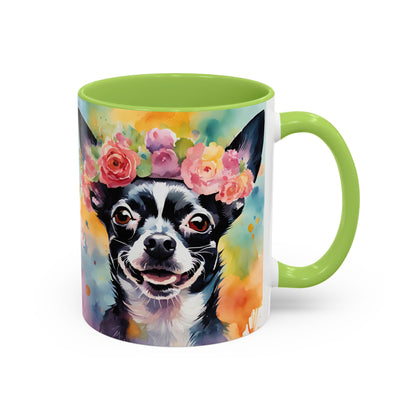 Chihuahua 03 Accent Coffee Mug - Dog Lover Gift