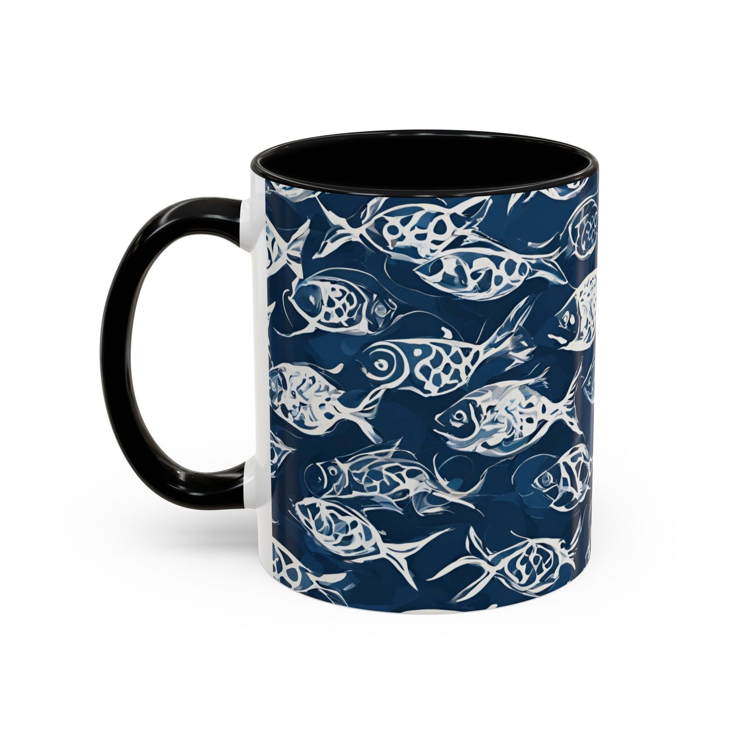 Fish 04 Accent Coffee Mug (11oz)