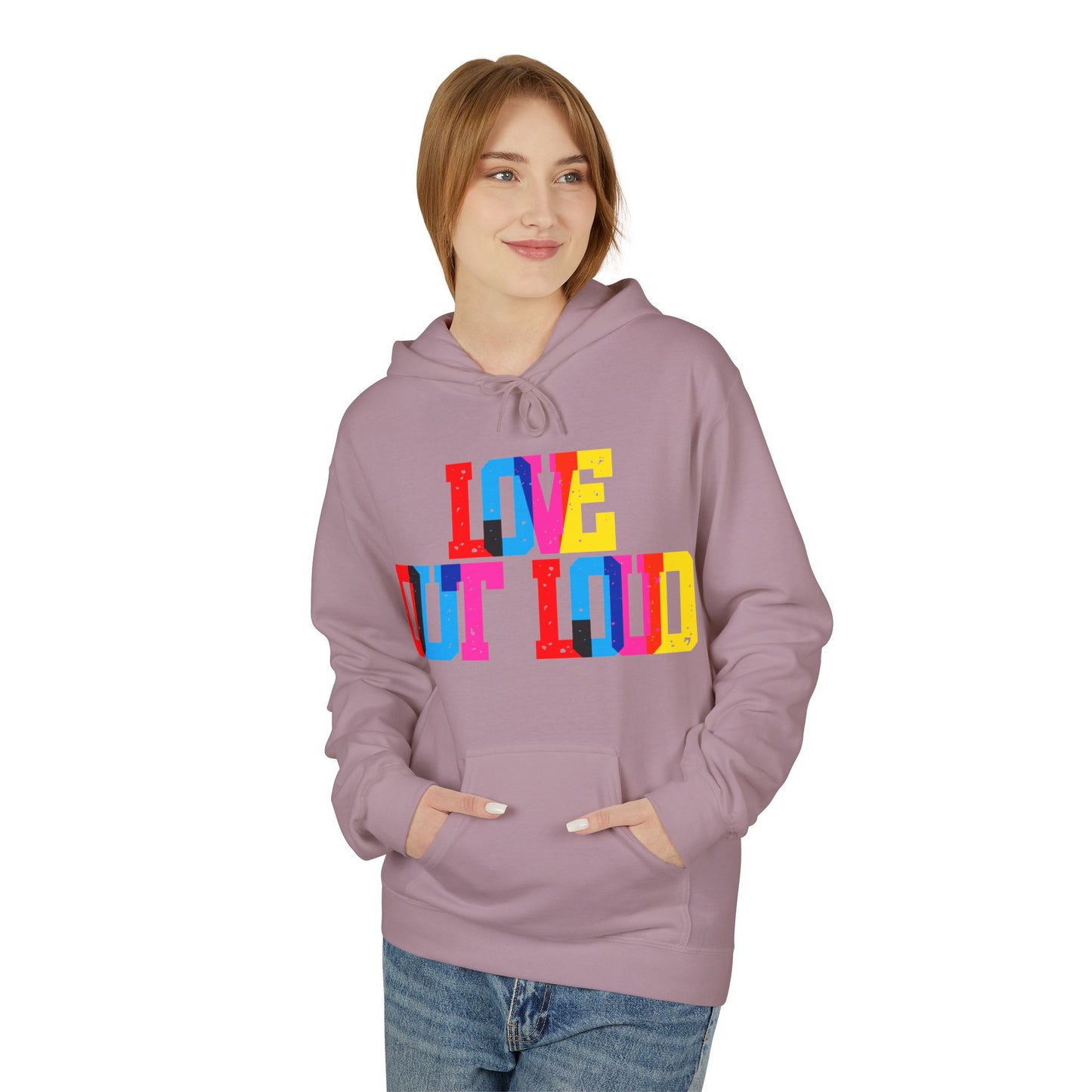Love Out Loud Unisex Valentines Hoodie