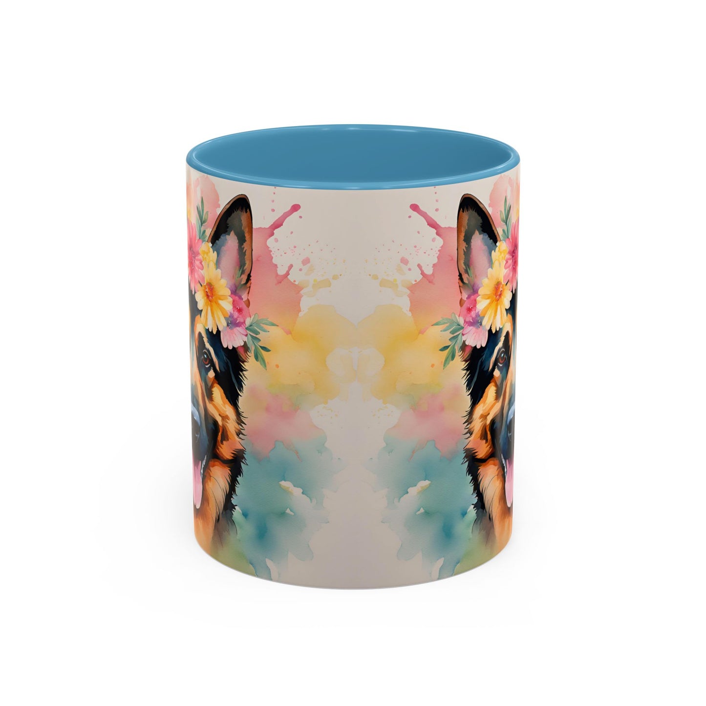 German Shepherd 02 Accent Coffee Mug - Dog Lover Gift