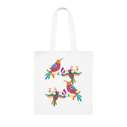 Funky birds 06 Cotton Tote