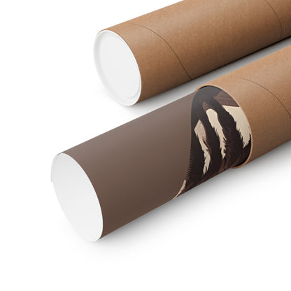Lone Collection Llama 6 Matte Square Posters