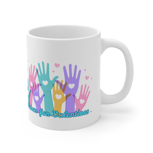 Teacher For Valentines 2 Mug Ceramic 11oz