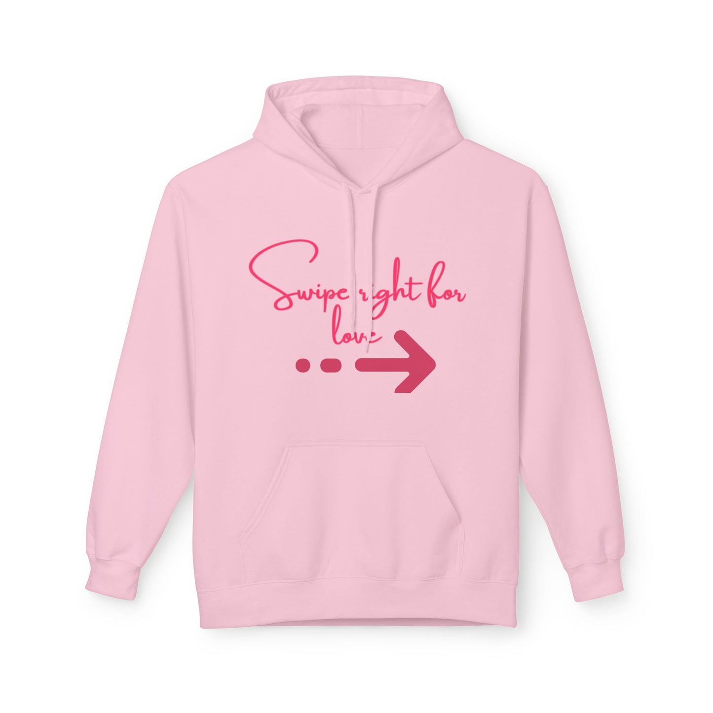 Swipe Right For Love Unisex Valentines Hoodie