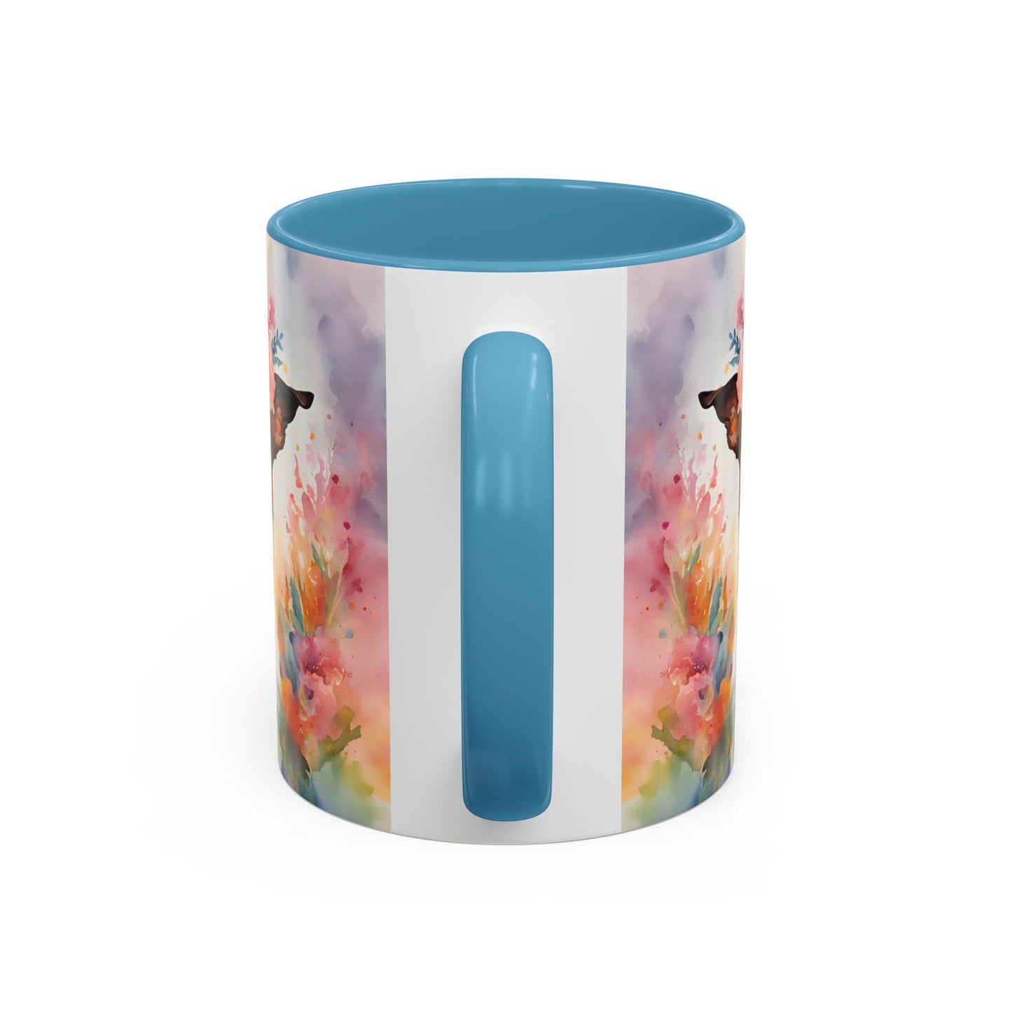 Jack Russell 02 Accent Coffee Mug - Dog Lover Gift