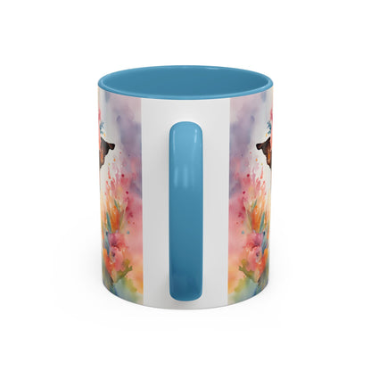 Jack Russell 02 Accent Coffee Mug - Dog Lover Gift