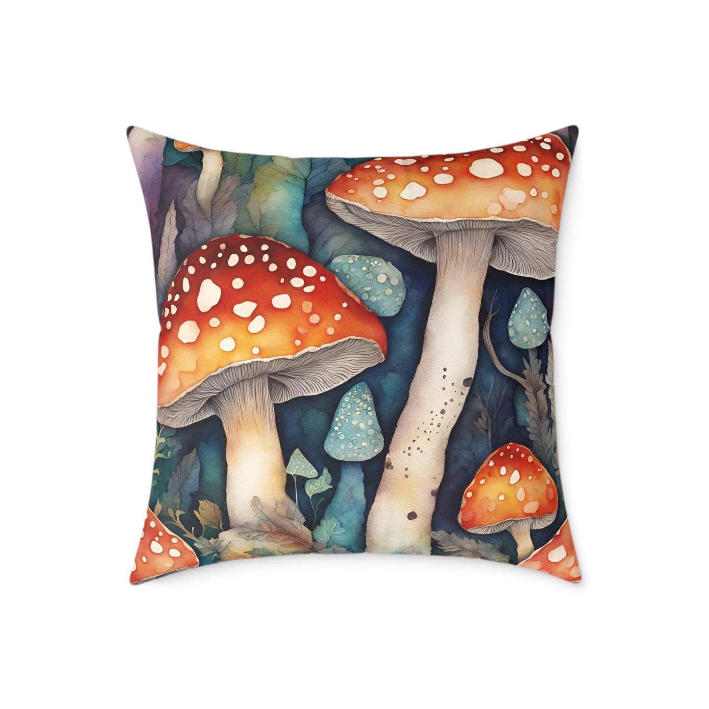 Toadstool 02 Poly Pillow - Natures Beauty Design