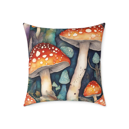 Toadstool 02 Poly Pillow - Natures Beauty Design