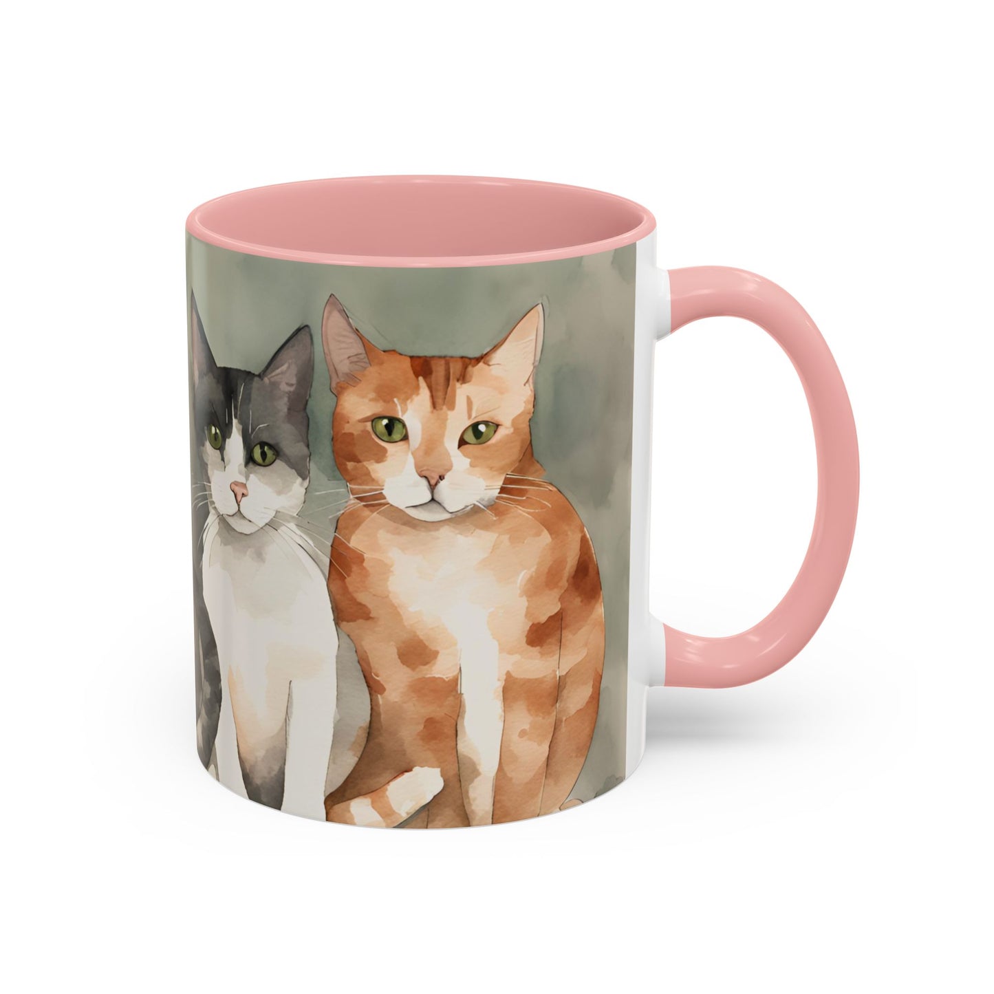 Kitties in a Row 1 Accent Mug 11oz