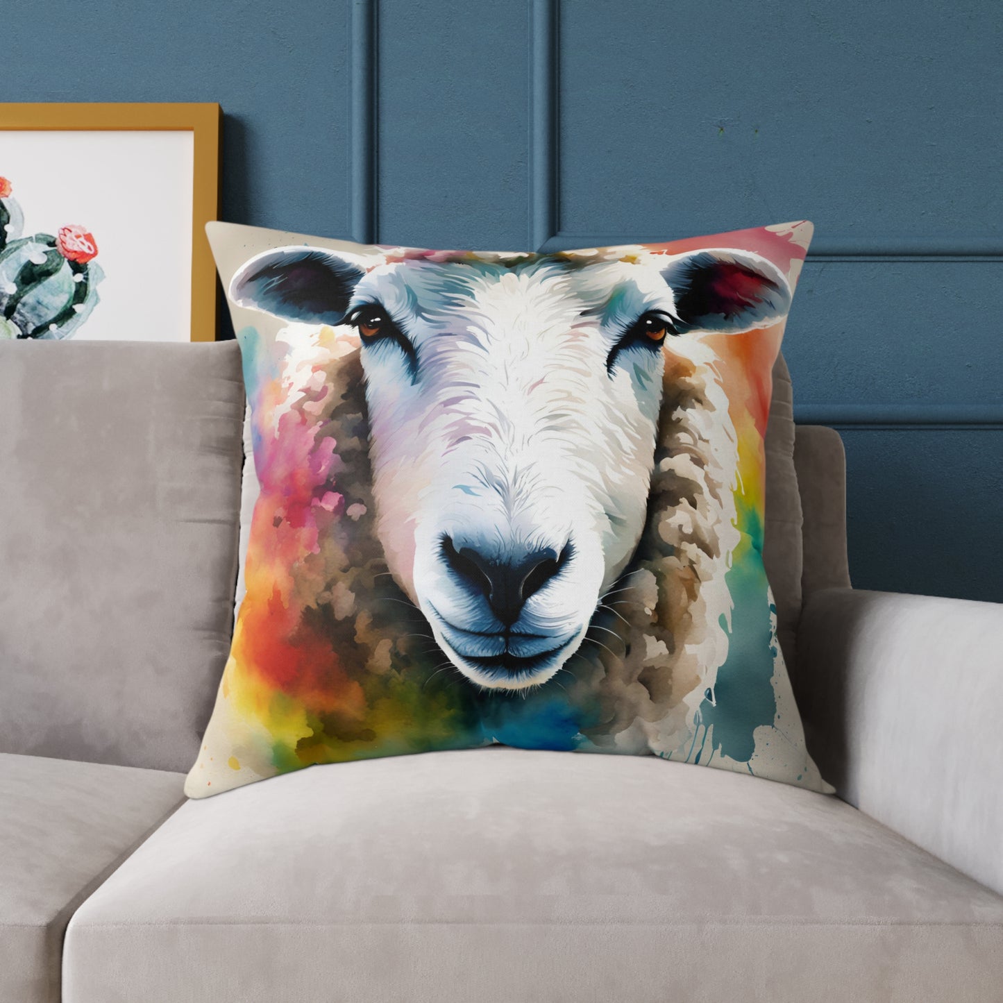 Sheep 02 Poly Pillow - Natures Beauty Design