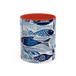 Fish 09 Accent Coffee Mug (11oz)