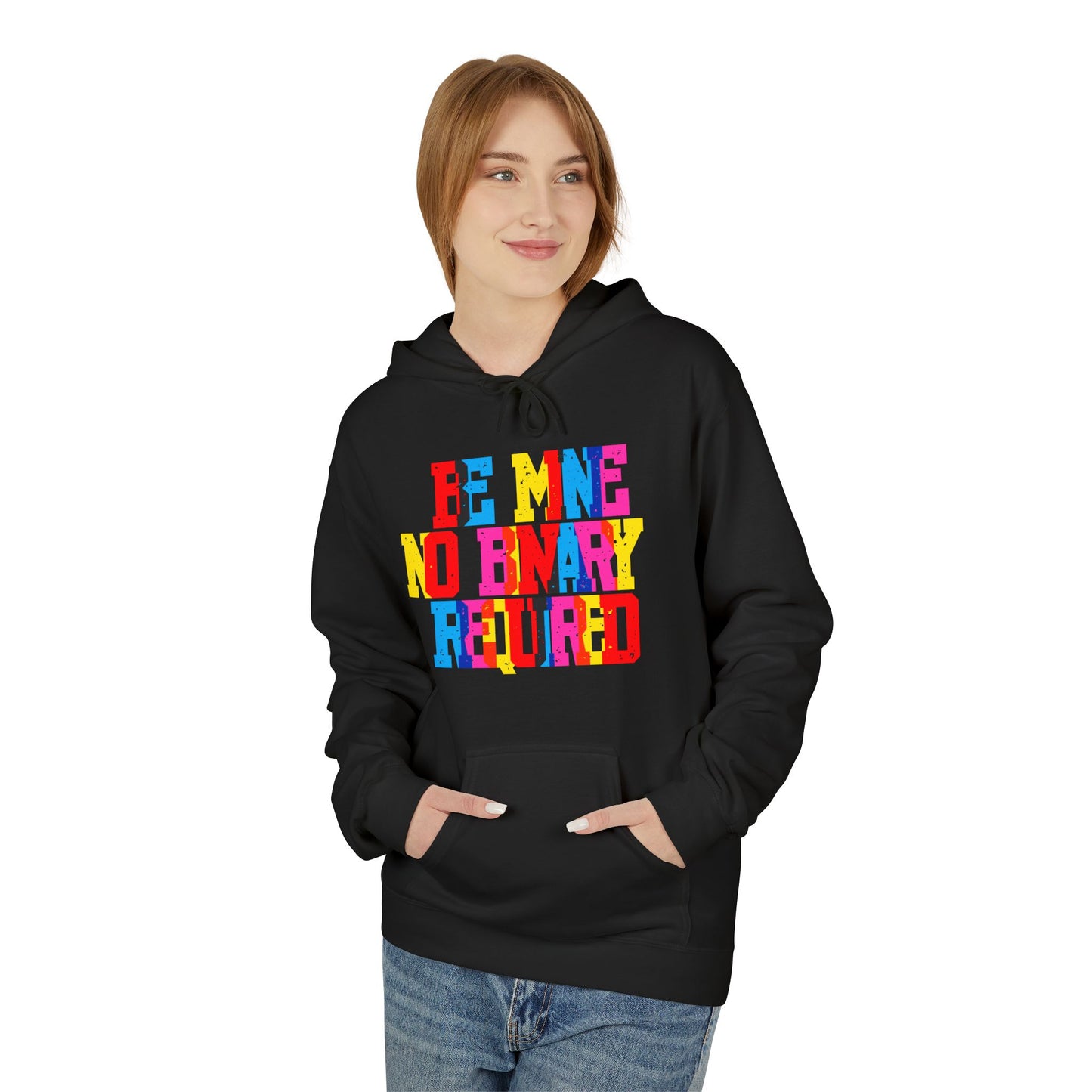 Be Mine No Binary Required Unisex Valentines Hoodie