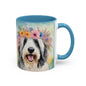 Bearded Collie 02 Accent Coffee Mug - Dog Lover Gift