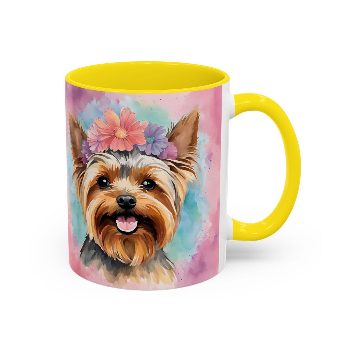 Yorkshire Terrier 02 Accent Coffee Mug - Dog Lover Gift