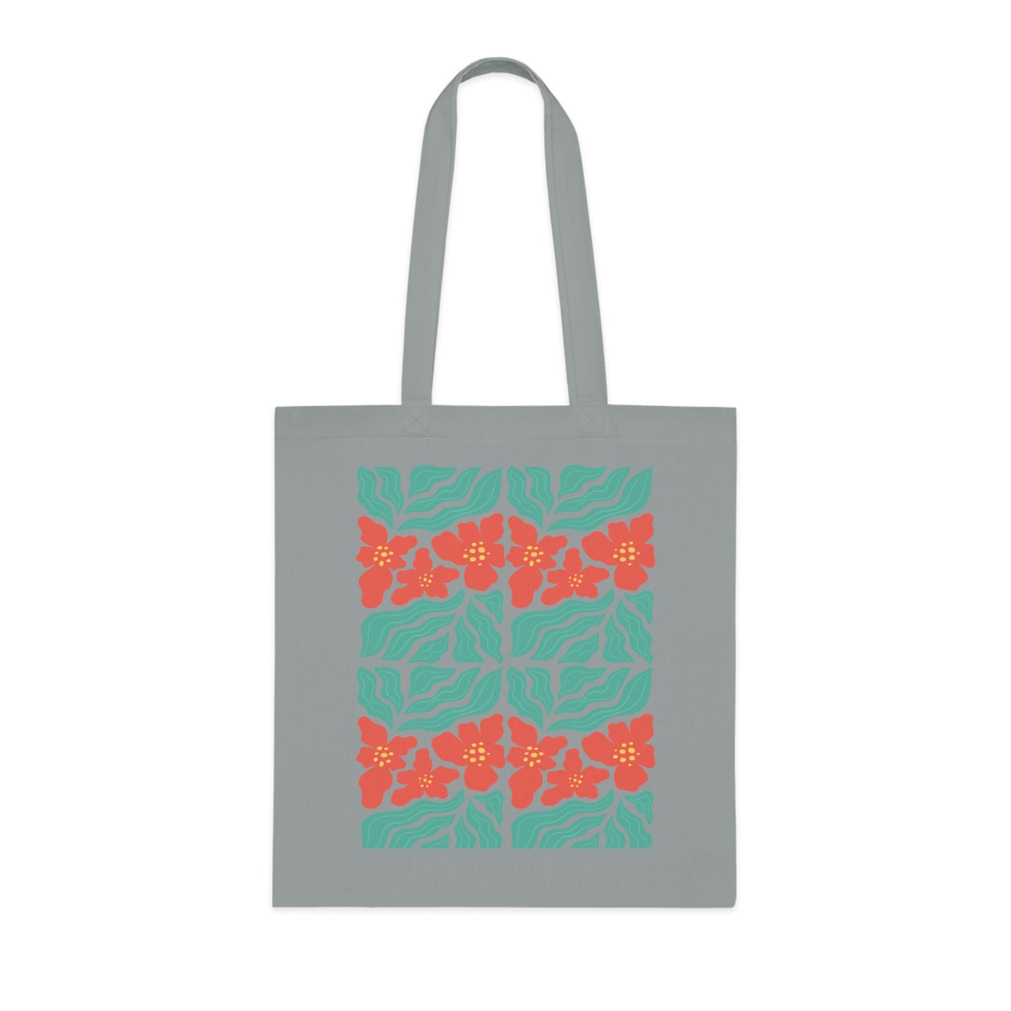 Abstract flowers 08 Cotton Tote