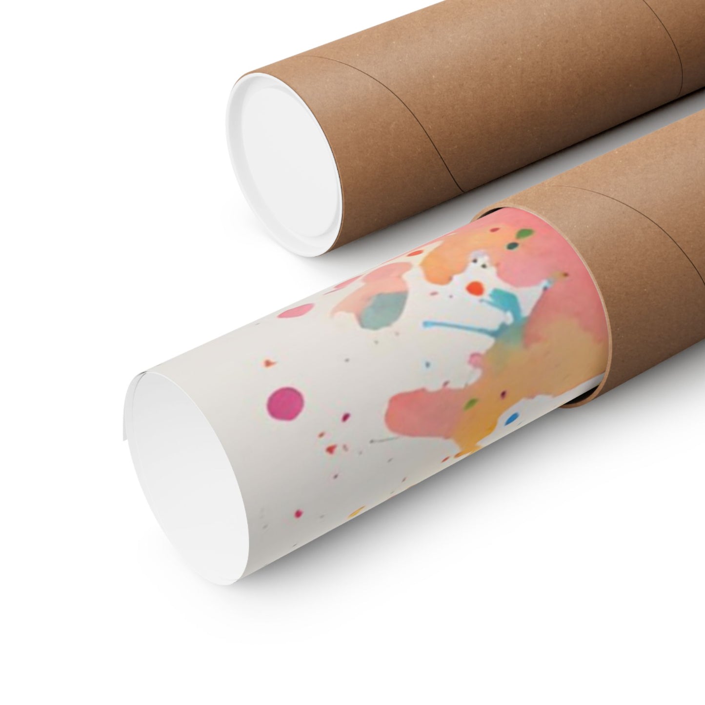 Multicolored Zebra 1 Matte Vertical Poster