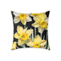 Daffodils 02 Poly Pillow - Natures Beauty Design