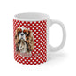 Personalized Pet Lovers Cavalier King Charles Spaniel Valentines Mug Ceramic 11oz