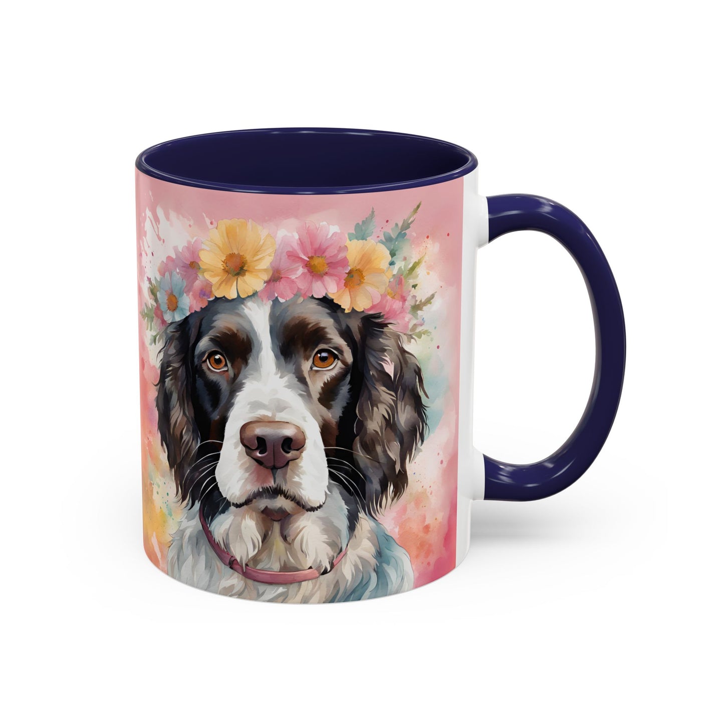 Springer Spaniel 01 Accent Coffee Mug - Dog Lover Gift