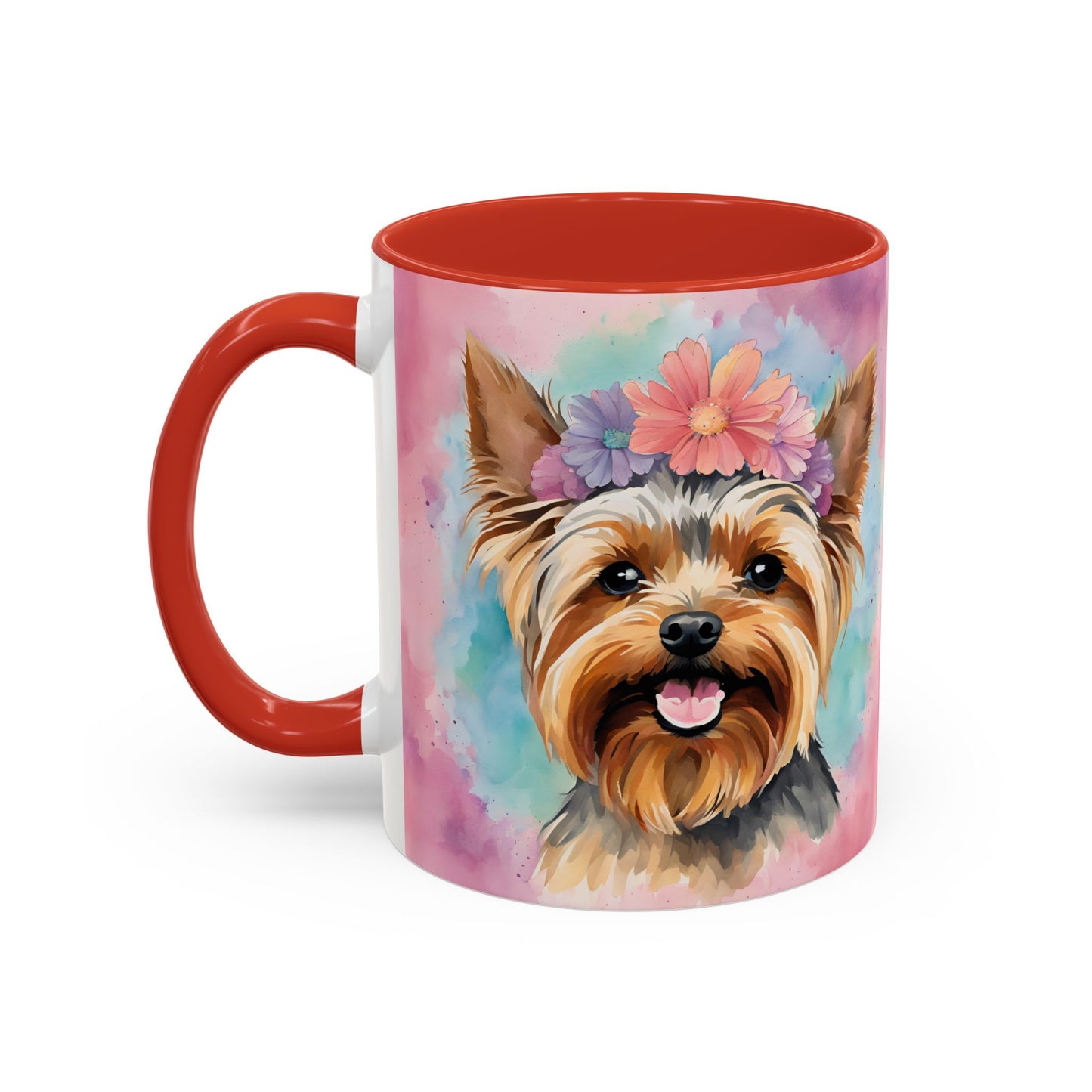Yorkshire Terrier 02 Accent Coffee Mug - Dog Lover Gift