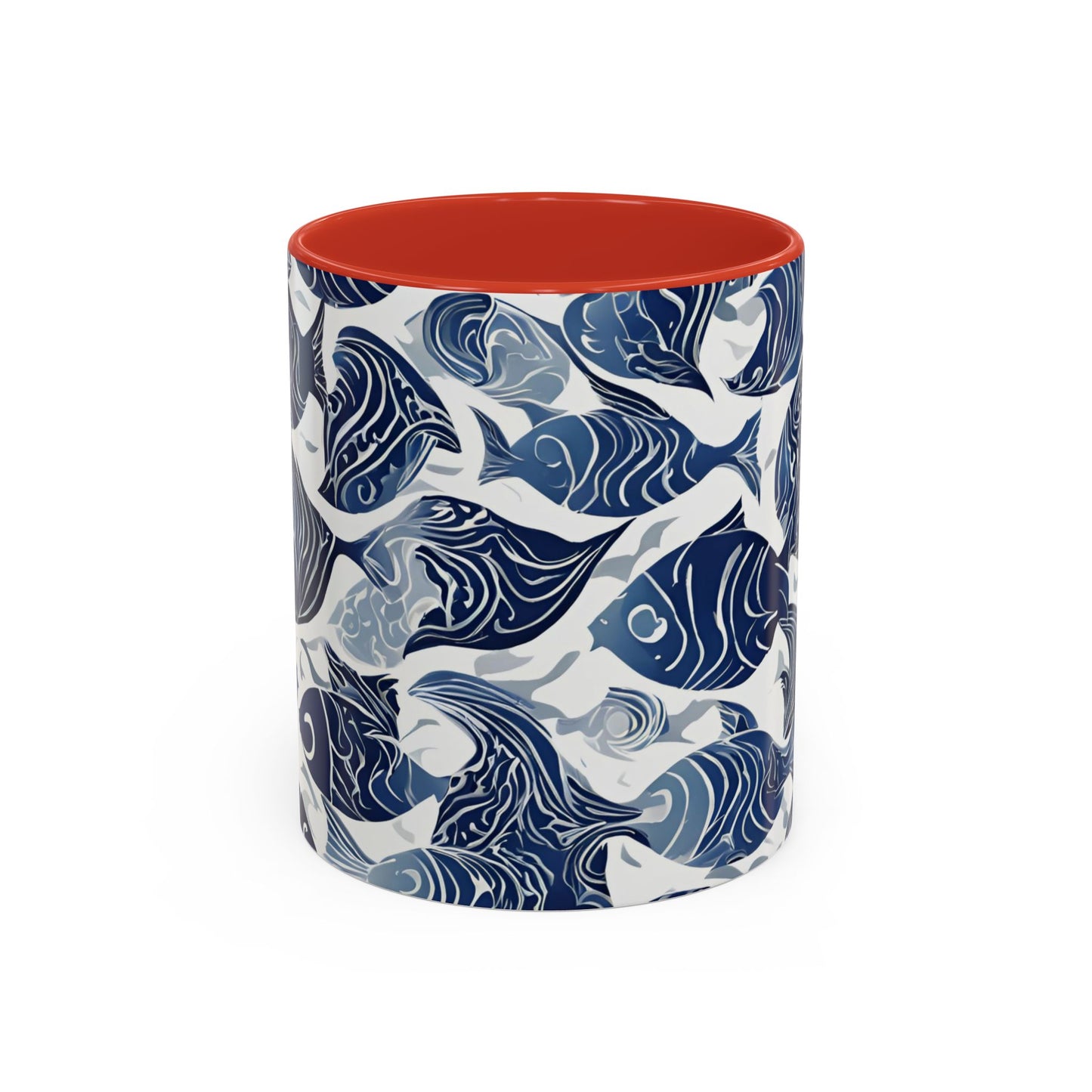 Fish 05 Accent Coffee Mug (11oz)