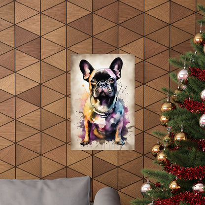 Dogs French Bulldog 01 Matte Vertical Poster