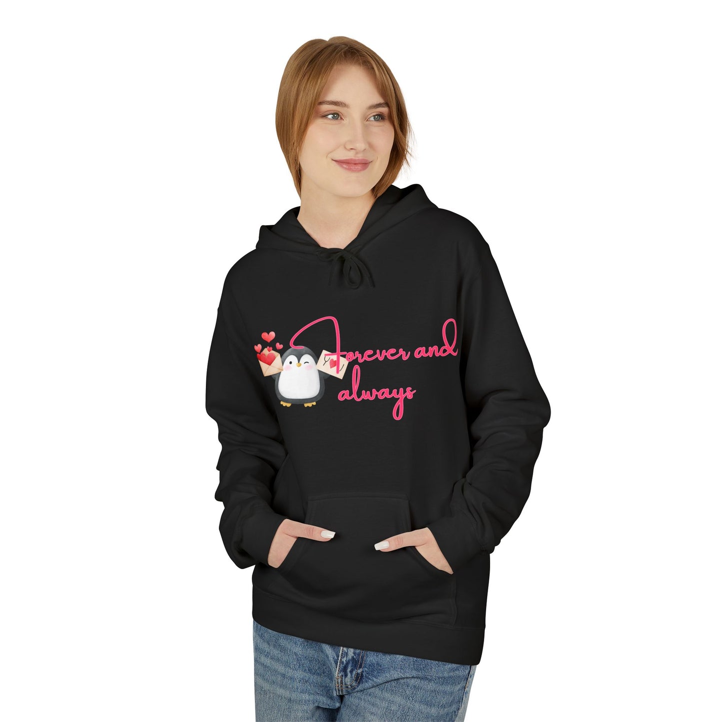 Forever And Always Unisex Valentines Hoodie