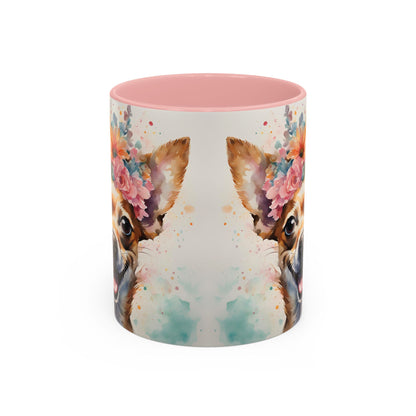 Chihuahua 02 Accent Coffee Mug - Dog Lover Gift
