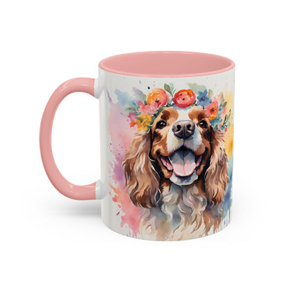 Cocker Spaniel 02 Accent Coffee Mug - Dog Lover Gift